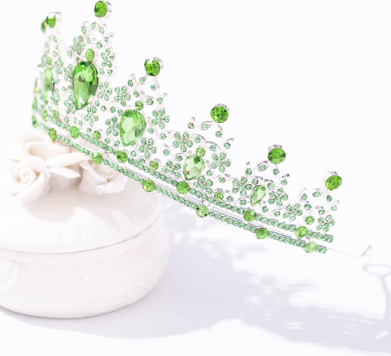 FORSEVEN Crystal Tiaras for Women, Wedding Tiaras and Crowns for Women Tiaras for Birthday Party Princess Crown Hair Accessories Bride Rhinestone Christmas Decorations Headband - Image 3